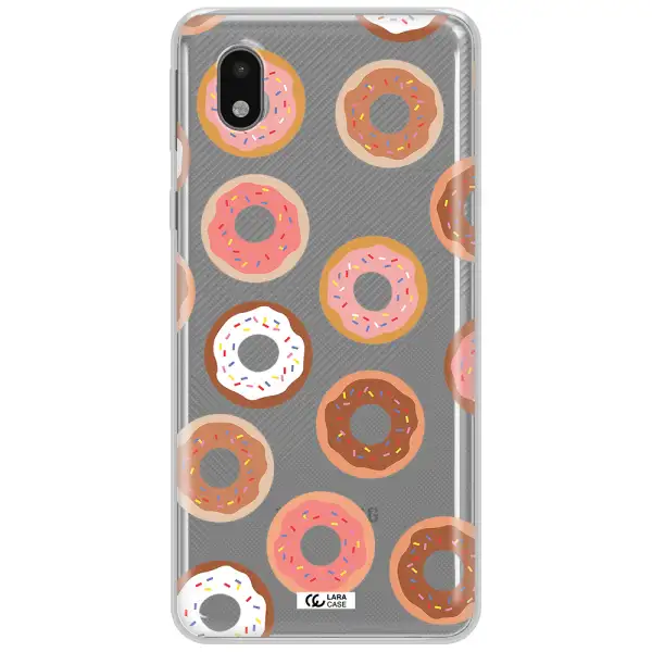 A Pattern Of Donuts With Sprinkles Samsung A01 Core Clear Tpu Case