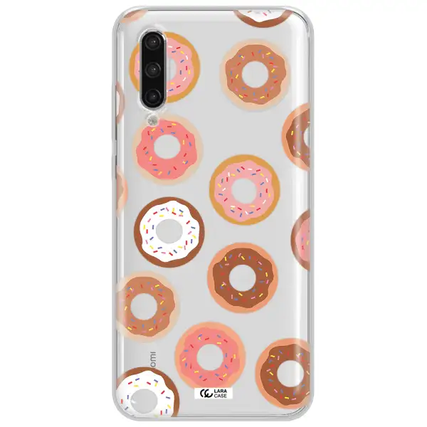 A Pattern Of Donuts With Sprinkles Xiaomi Mi 9 Lite Clear Tpu Case