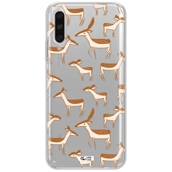 A Pattern Of Deer And Fawns Huawei Y9S Clear Tpu Case