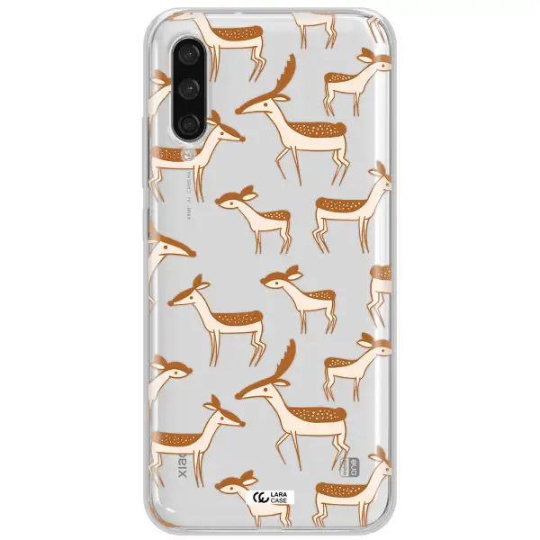 A Pattern Of Deer And Fawns Xiaomi Mi A3 Clear Tpu Case