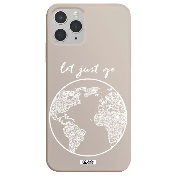 a white background with a circle Apple iPhone 11 pro max Silicone Stone Case