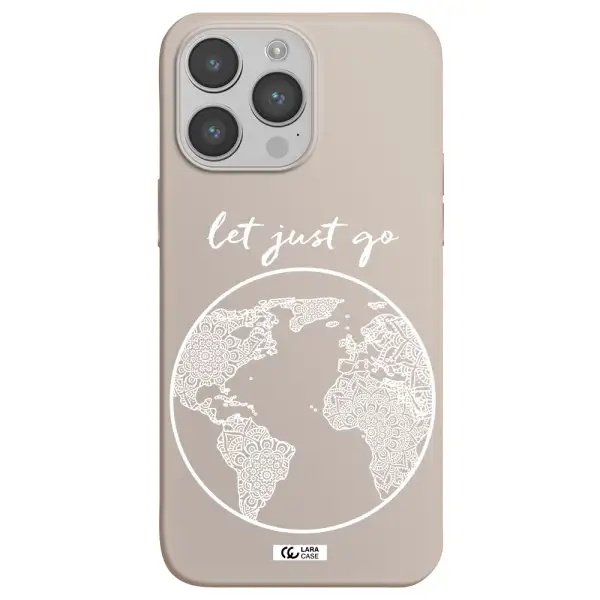 a white background with a circle Apple iPhone 14 pro Silicone Stone Case