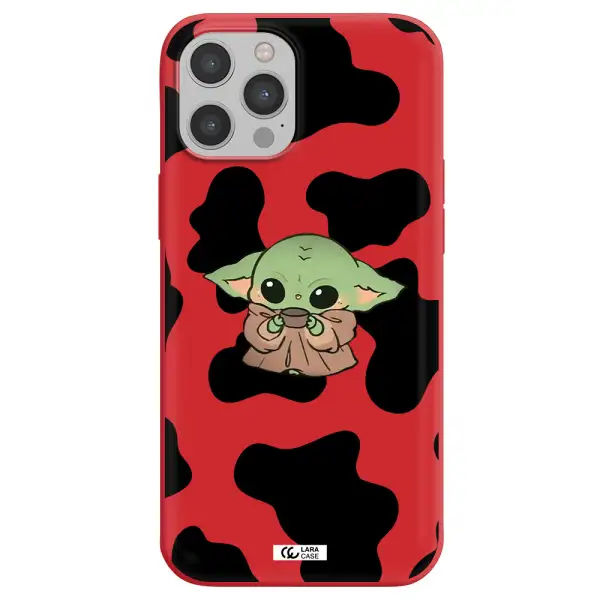 a pattern of different colored shoes Apple iPhone 12 pro max Silicone Imperial Red Case