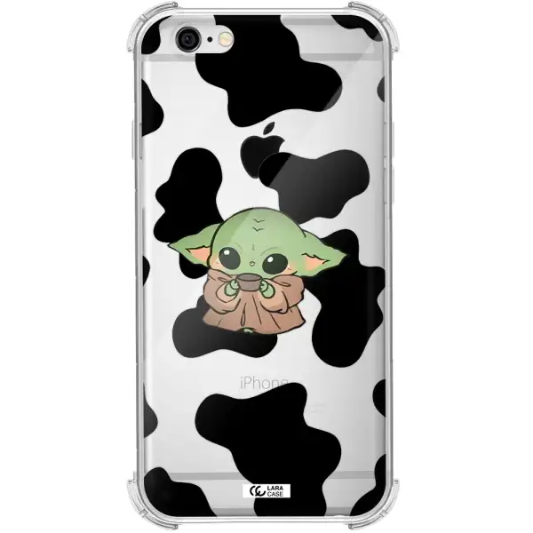 a pattern of different colored shoes Apple iPhone 6 Clear PC Case