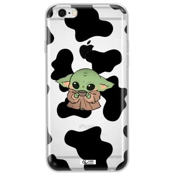 a pattern of different colored shoes Apple iPhone 6 Clear TPU Case