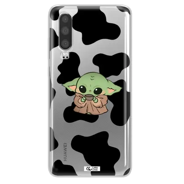 a pattern of different colored shoes Huawei P30 Clear TPU Case