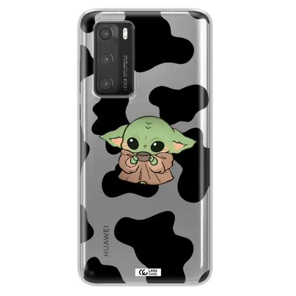 a pattern of different colored shoes Huawei P40 Clear TPU Case