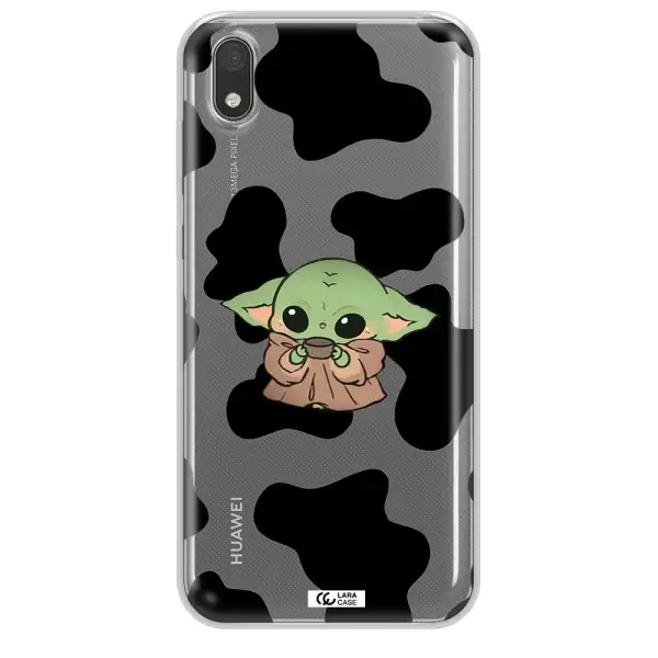 a pattern of different colored shoes Huawei Y5 2019 Clear TPU Case