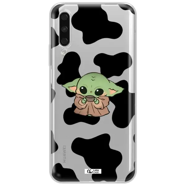 A Pattern Of Different Colored Shoes Huawei Y9S Clear Tpu Case