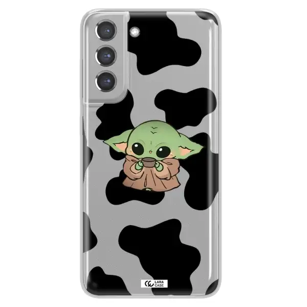 a pattern of different colored shoes Samsung A21 Fe Clear TPU Case