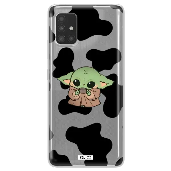 a pattern of different colored shoes Samsung A51 Clear TPU Case