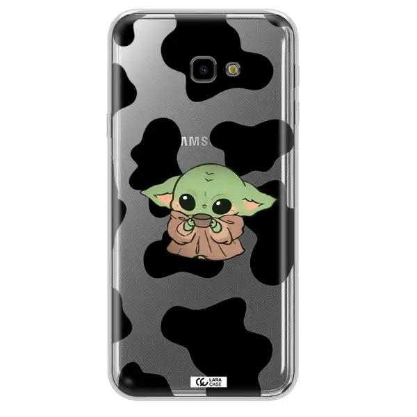 a pattern of different colored shoes Samsung J4 Plus Clear TPU Case