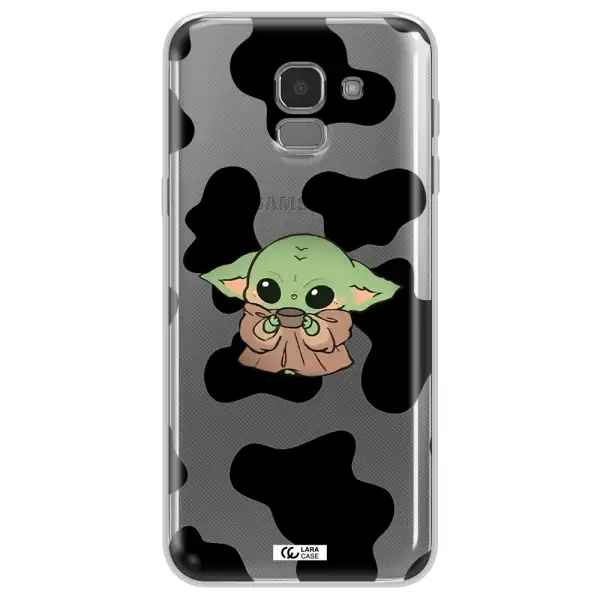 a pattern of different colored shoes Samsung J6 Clear TPU Case