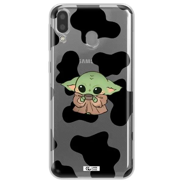 a pattern of different colored shoes Samsung M20 Clear TPU Case