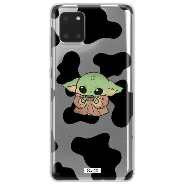 a pattern of different colored shoes Samsung Note 10 Lite Clear TPU Case