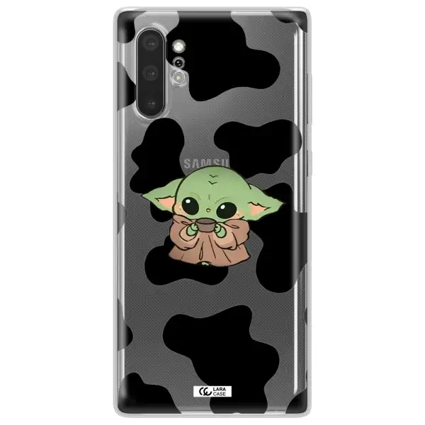 a pattern of different colored shoes Samsung Note 10 Plus Clear TPU Case