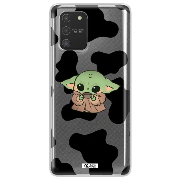 a pattern of different colored shoes Samsung S10 Lite Clear TPU Case