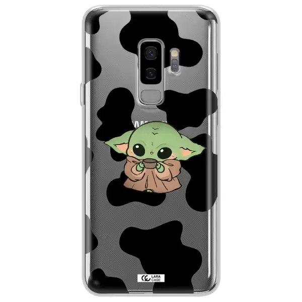 a pattern of different colored shoes Samsung S9 Plus Clear TPU Case