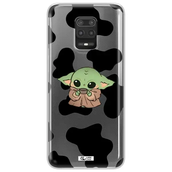 a pattern of different colored shoes Xiaomi Note 9S Clear TPU Case
