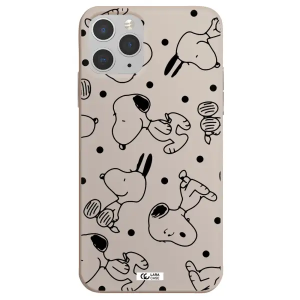 a pattern of cartoon characters Apple iPhone 11 pro max Silicone Stone Case