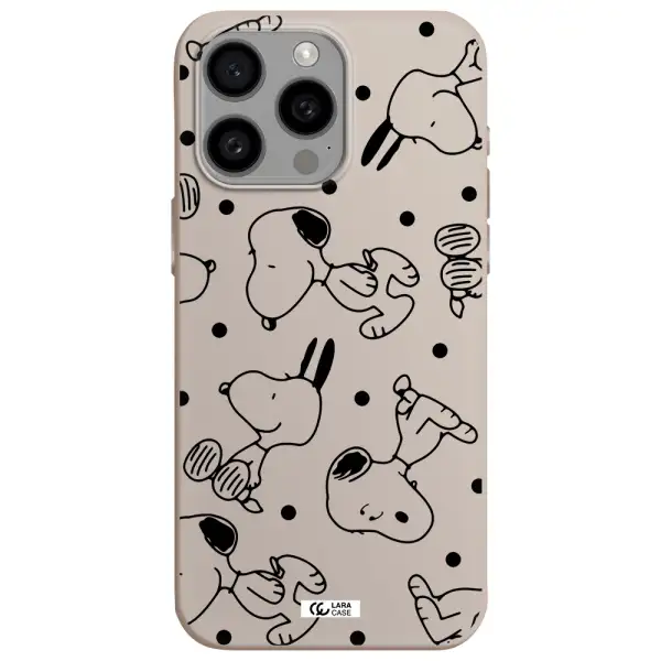 a pattern of cartoon characters Apple Iphone 15 Pro max Silicone Stone Case
