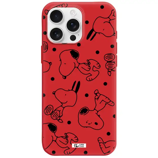 A Pattern Of Cartoon Characters Apple Iphone 16 Pro Max Silicone Stone Case
