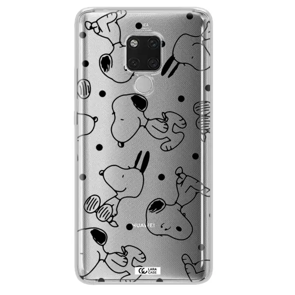 a pattern of cartoon characters Huawei Mate 20X Clear TPU Case