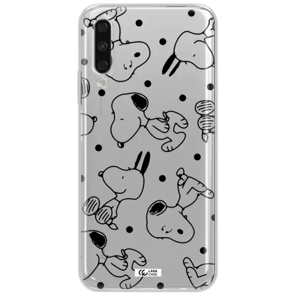 A Pattern Of Cartoon Characters Huawei Y9S Clear Tpu Case