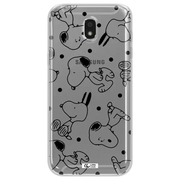a pattern of cartoon characters Samsung J5 2017 Clear TPU Case