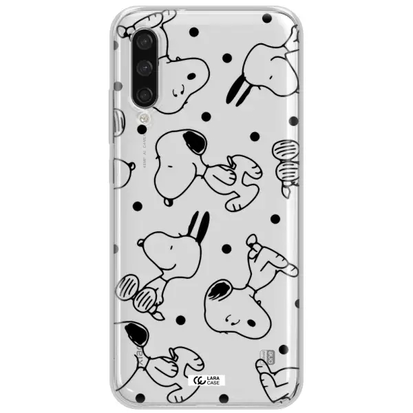 A Pattern Of Cartoon Characters Xiaomi Mi A3 Clear Tpu Case