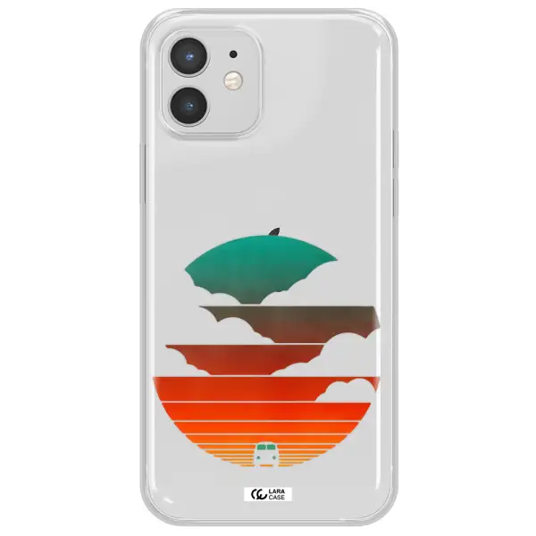a logo of a boat Apple iPhone 12 mini Clear TPU Case