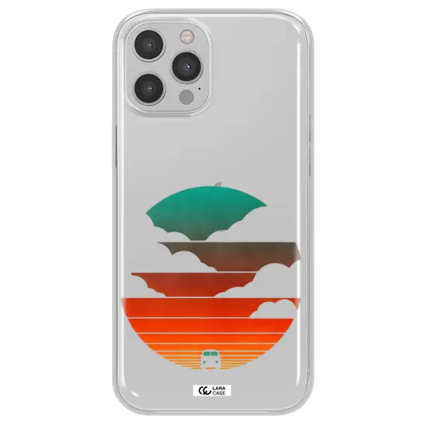 a logo of a boat Apple iPhone 12 pro Clear TPU Case