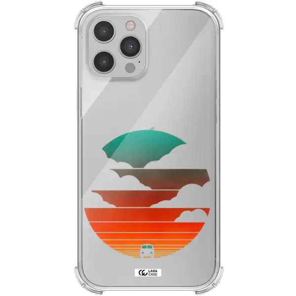 a logo of a boat Apple iPhone 12 pro max Clear PC Case