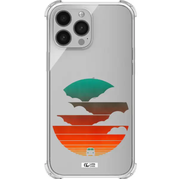 a logo of a boat Apple iPhone 13 Pro Clear PC Case