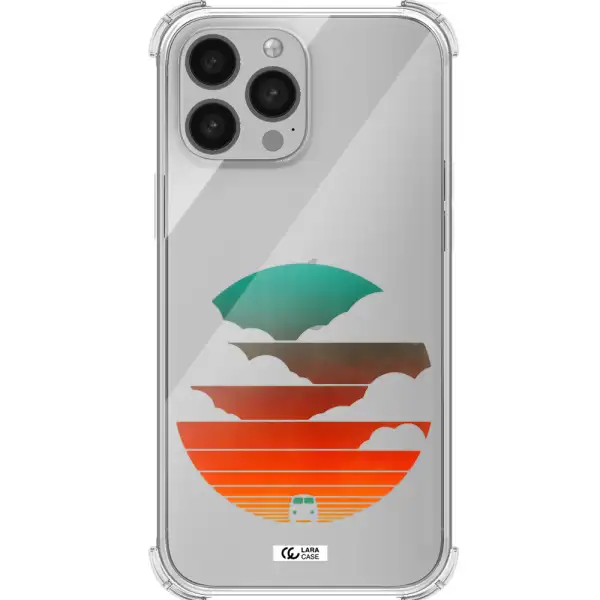 a logo of a boat Apple iPhone 13 Pro Max Clear PC Case