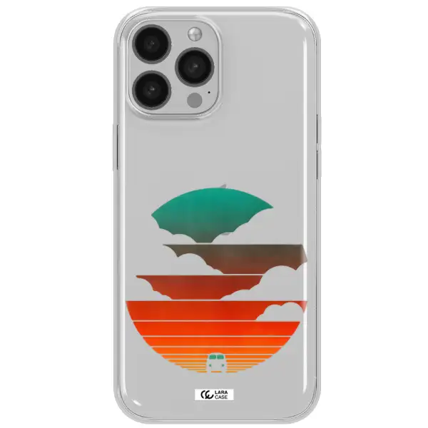 a logo of a boat Apple iPhone 13 Pro Max Clear TPU Case