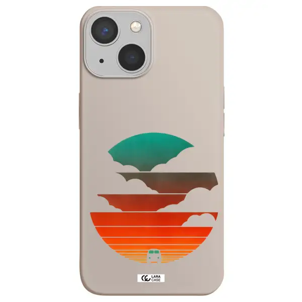 a logo of a boat Apple iPhone 13 Silicone Stone Case