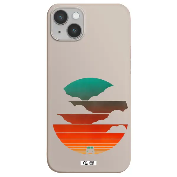a logo of a boat Apple iPhone 14 plus Silicone Stone Case
