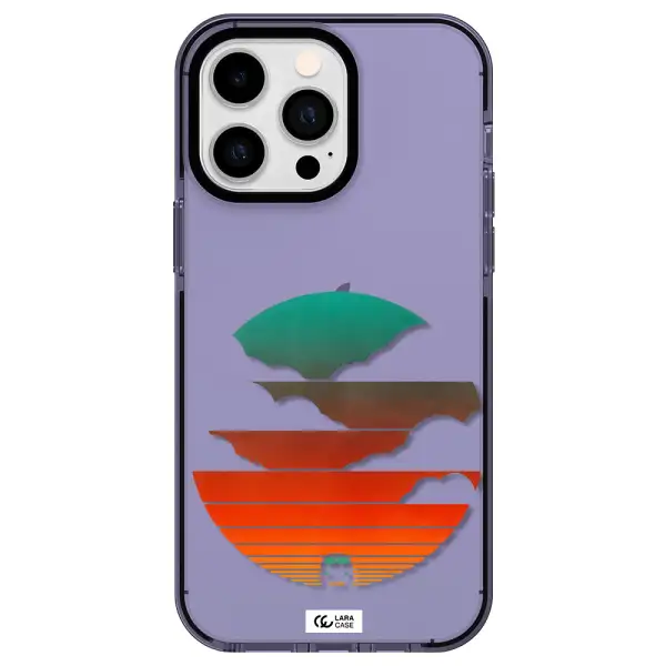 a logo of a boat Apple iPhone 14 pro max impact Lilac Case