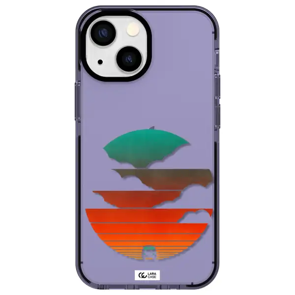 a logo of a boat Apple iPhone 15 impact Lilac Case