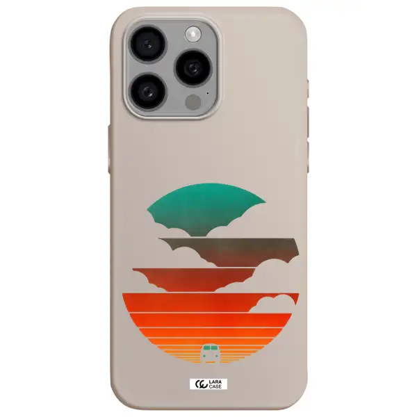 a logo of a boat Apple Iphone 15 Pro max Silicone Stone Case