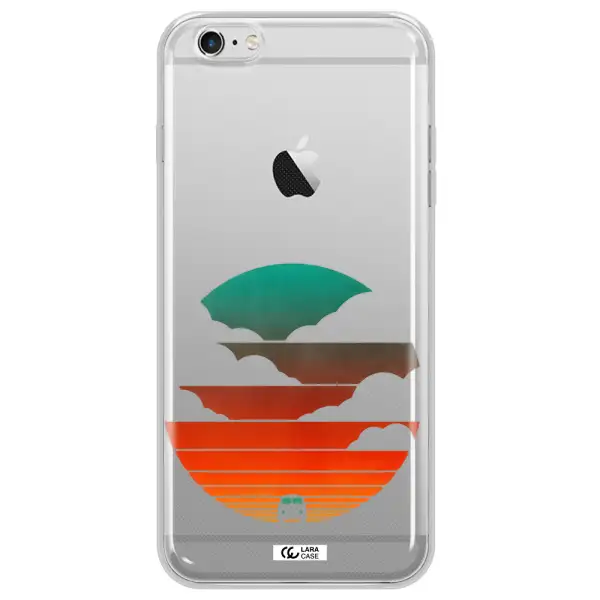 a logo of a boat Apple iPhone 6S Clear TPU Case