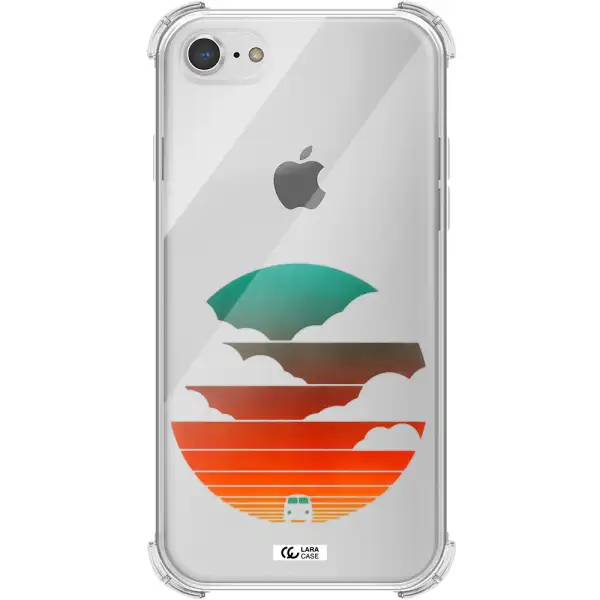 a logo of a boat Apple iPhone 7 Clear PC Case