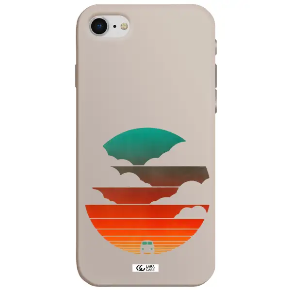 a logo of a boat Apple iPhone se 2020 Silicone Stone Case