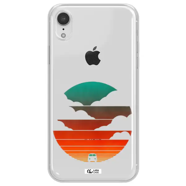 a logo of a boat Apple iPhone XR Clear TPU Case