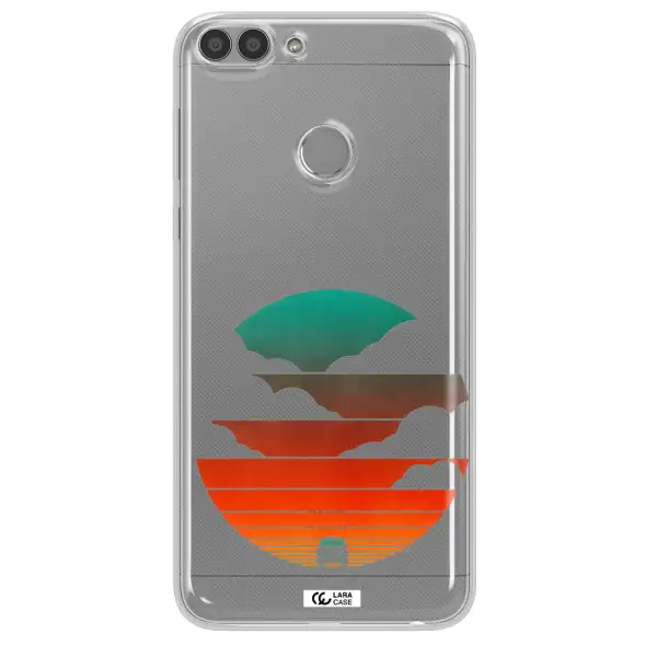 a logo of a boat Huawei P Smart 2017 Clear TPU Case