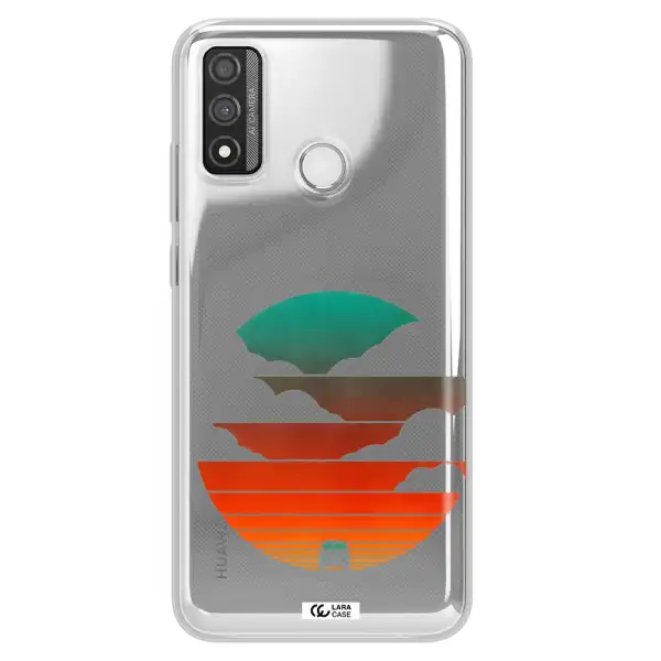 a logo of a boat Huawei P Smart 2020 Clear TPU Case