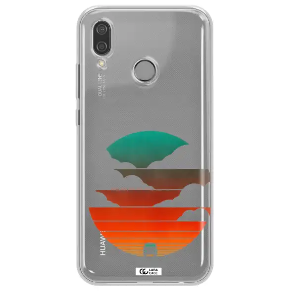 a logo of a boat Huawei P20 Lite Clear TPU Case