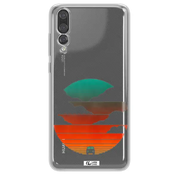 a logo of a boat Huawei P20 Pro Clear TPU Case