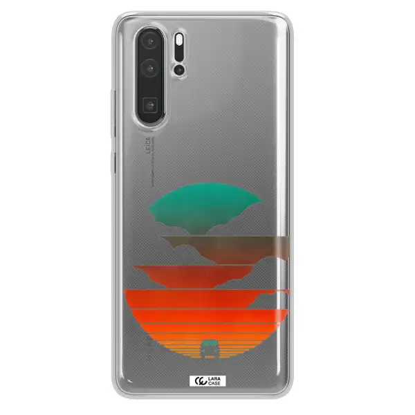 a logo of a boat Huawei P30 Pro Clear TPU Case